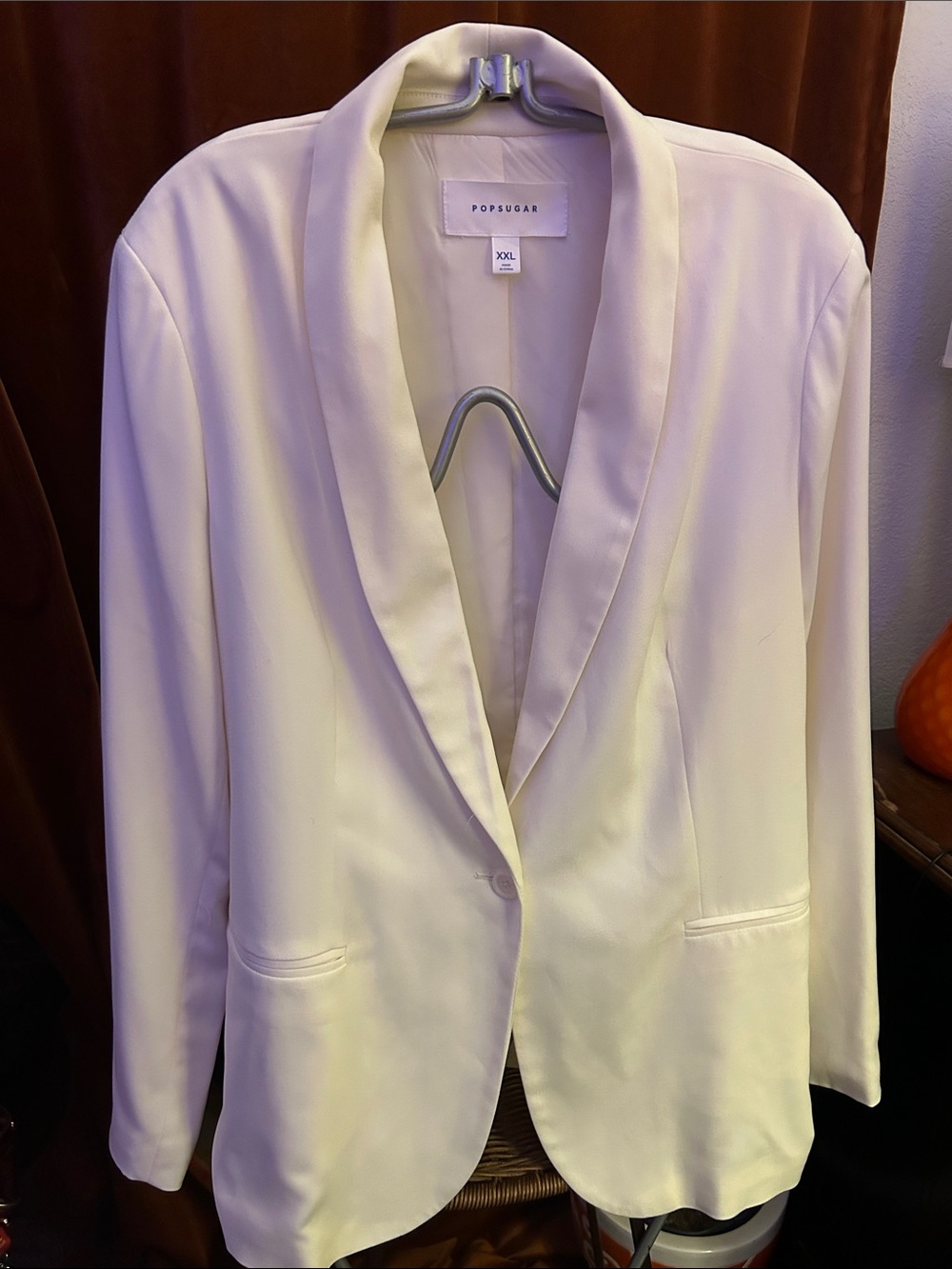 POPSUGAR Cream Blazer - Picture 3 of 3